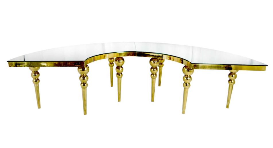 Reproduced Bombe Serpentine Dining Room Buffet